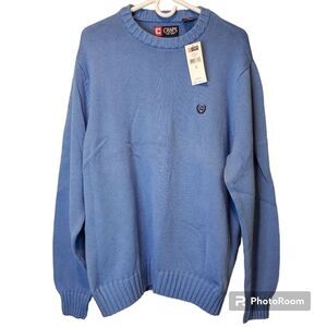 Chaps Men's Sweater XL Blue